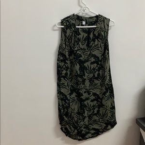 Leafy summer dress